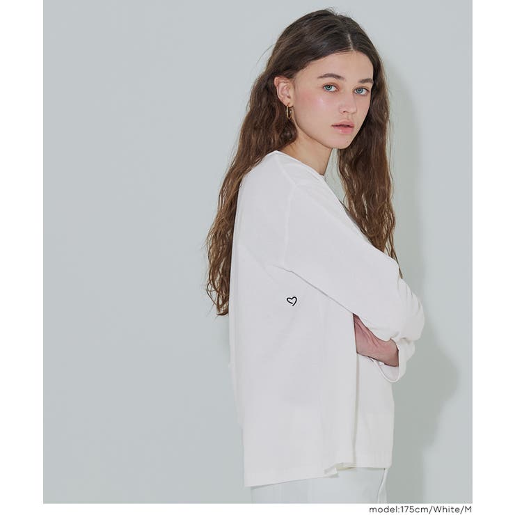 バックハートTシャツ レディース | coca | 詳細画像12 