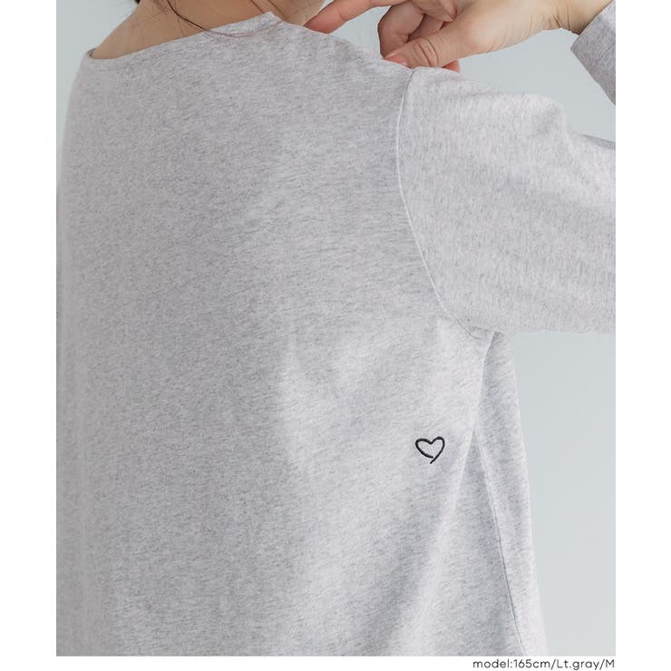 バックハートTシャツ レディース | coca | 詳細画像18 