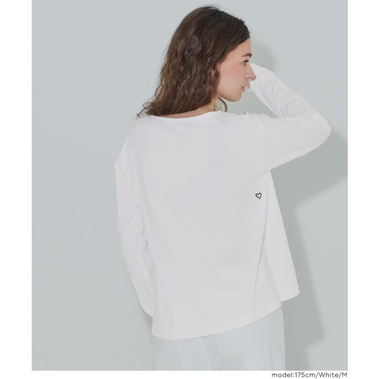 バックハートTシャツ レディース | coca | 詳細画像8 