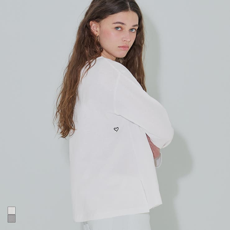 バックハートTシャツ レディース | coca | 詳細画像1 