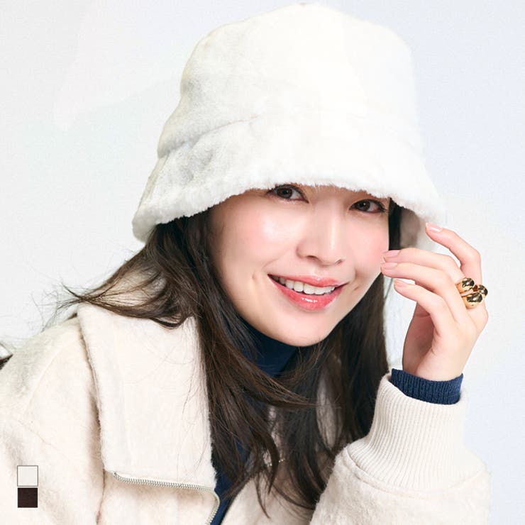 冬コーデを格上げする、ふわもこファーハット | coca | 詳細画像1 