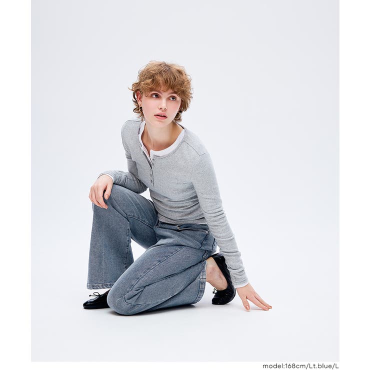 ムーヴデニムフレアパンツ | coca | 詳細画像13 