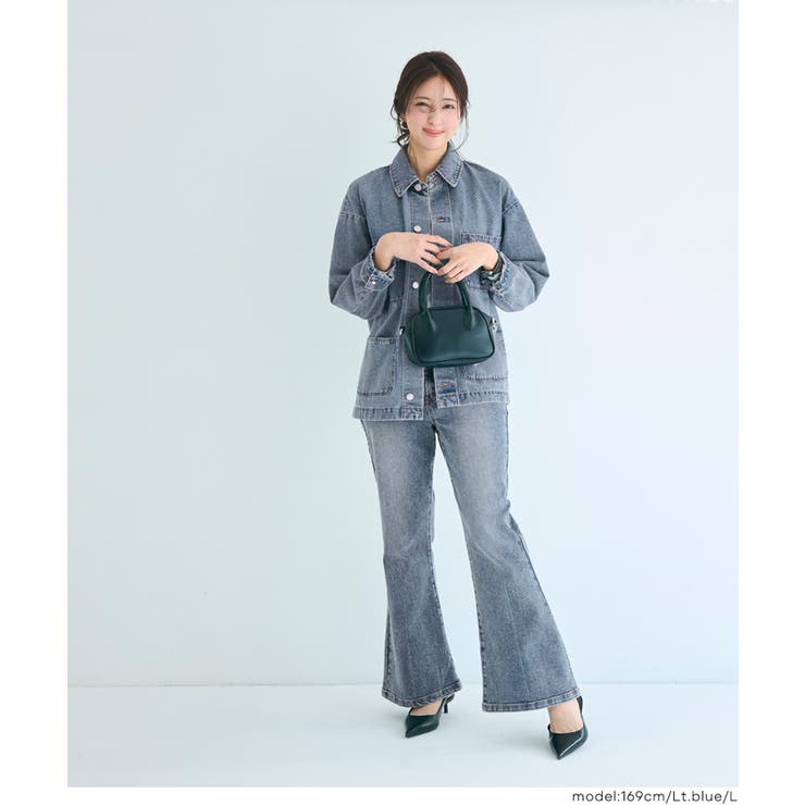 ムーヴデニムフレアパンツ | coca | 詳細画像14 