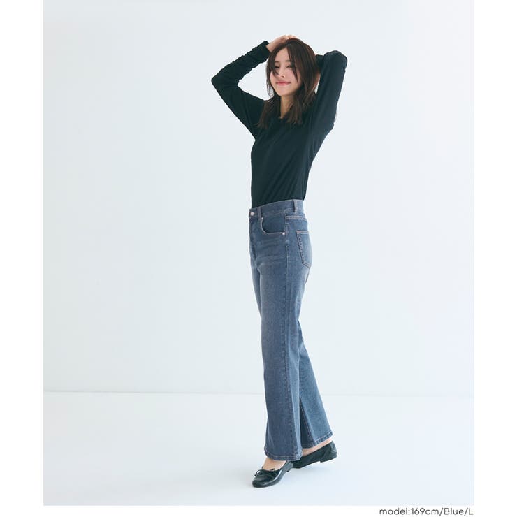 ムーヴデニムフレアパンツ | coca | 詳細画像16 