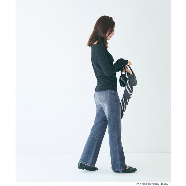ムーヴデニムフレアパンツ | coca | 詳細画像20 