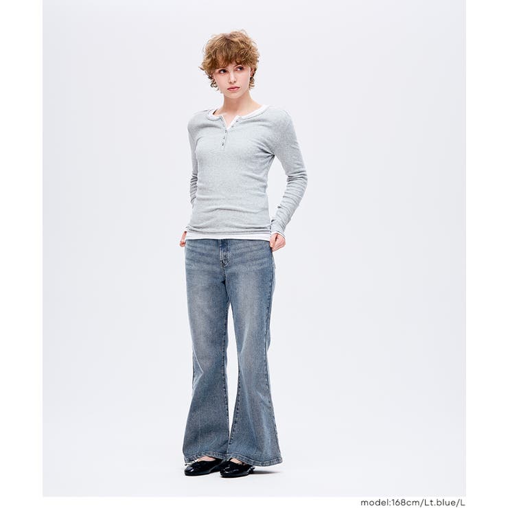 ムーヴデニムフレアパンツ | coca | 詳細画像9 