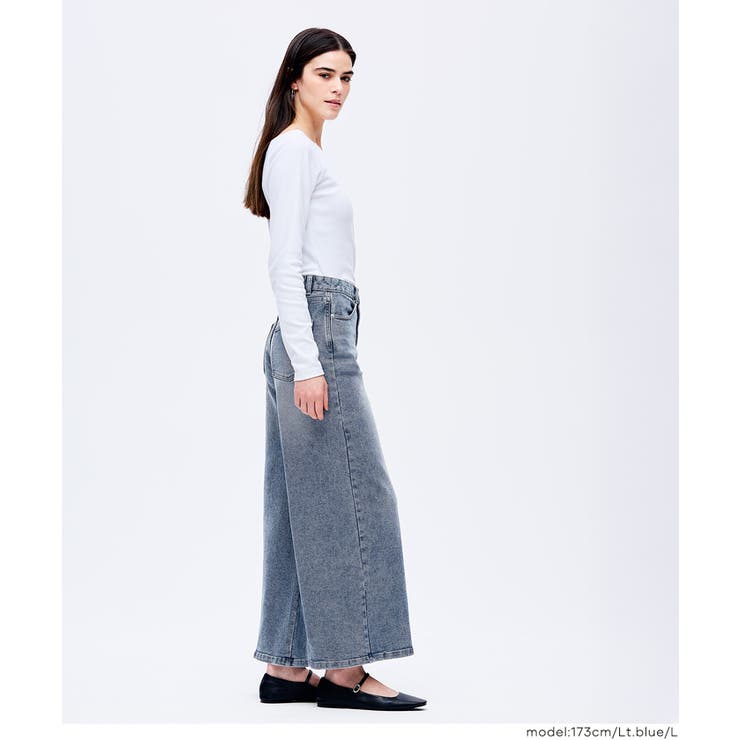 ムーヴデニムワイドパンツ | coca | 詳細画像12 