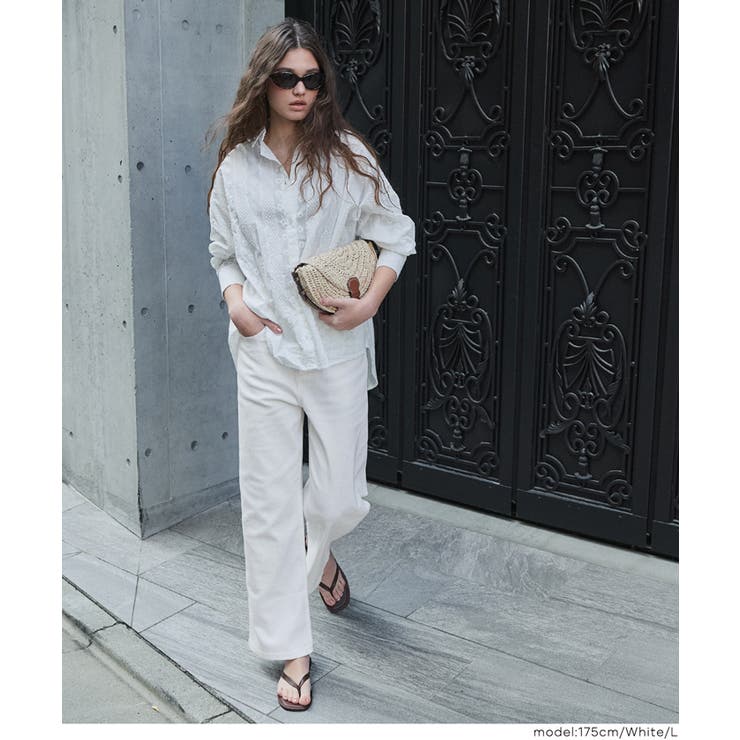 ムーヴデニムストレートパンツ レディース | coca | 詳細画像14 