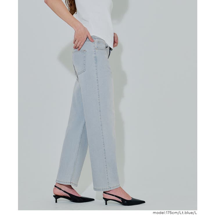 ムーヴデニムストレートパンツ レディース | coca | 詳細画像16 