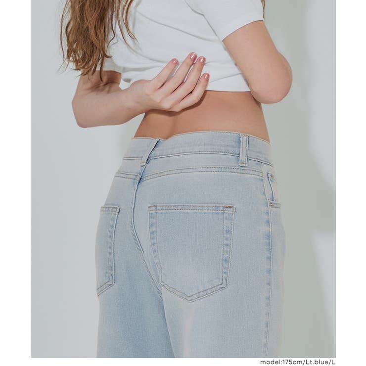 ムーヴデニムストレートパンツ レディース | coca | 詳細画像17 