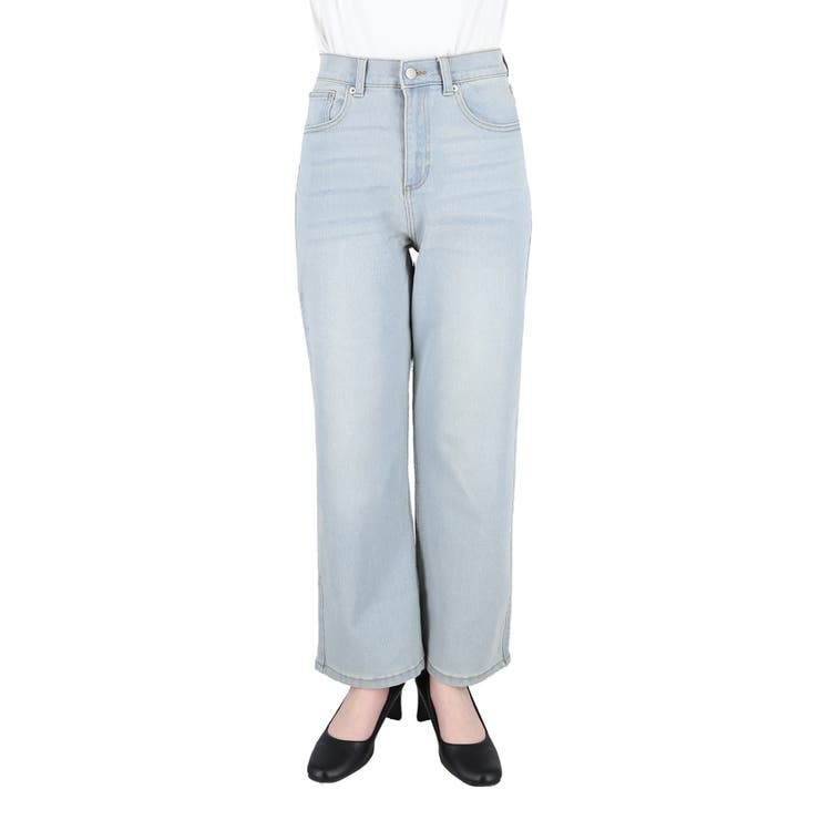 ムーヴデニムストレートパンツ レディース | coca | 詳細画像4 