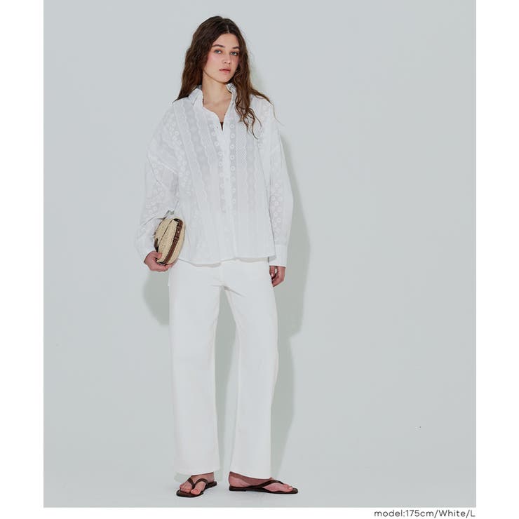 ムーヴデニムストレートパンツ レディース | coca | 詳細画像9 