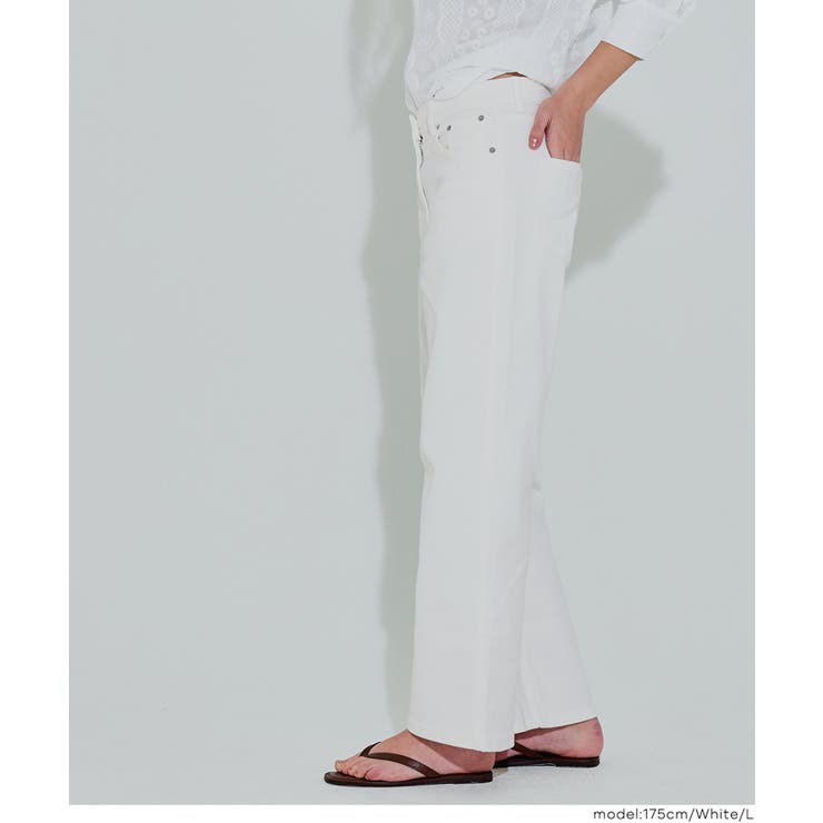 ムーヴデニムストレートパンツ レディース | coca | 詳細画像10 