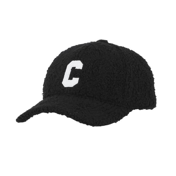 カジュアルに素材で季節感プラス。ボアロゴキャップ | coca | 詳細画像3 