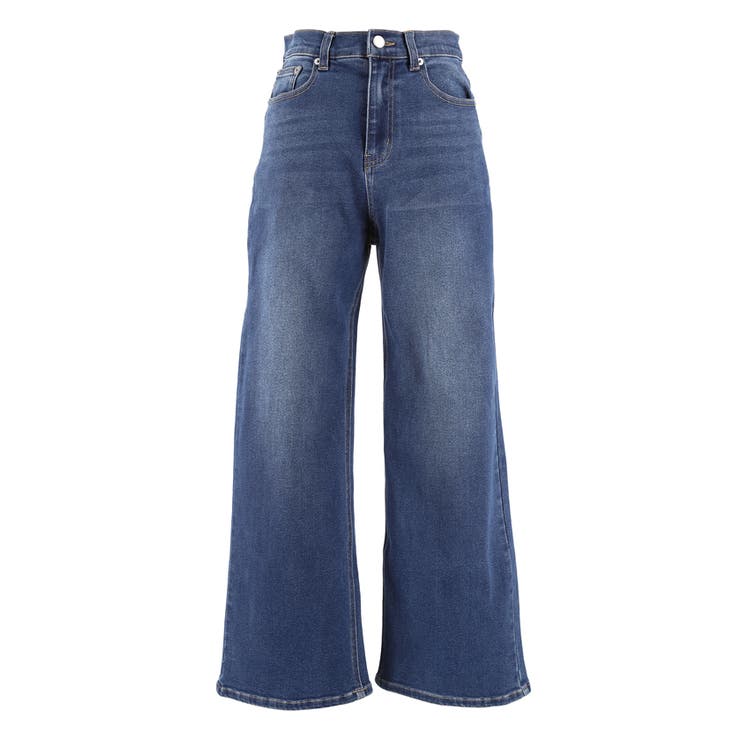 ラクも美脚も叶える。動きやすさを極めたムーヴデニムセミワイドパンツ | coca | 詳細画像3 