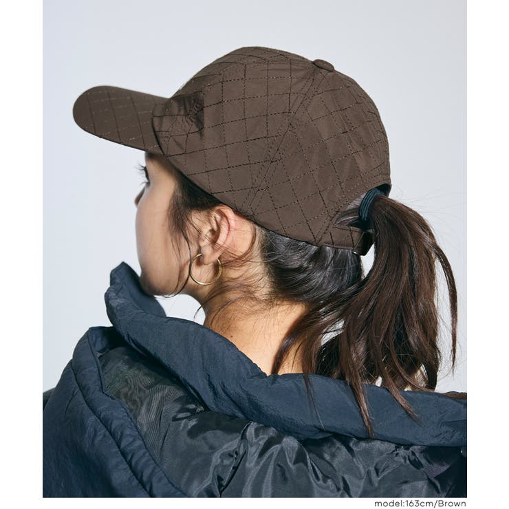 コーデのアクセントに◎キルティングロゴキャップ | coca | 詳細画像12 