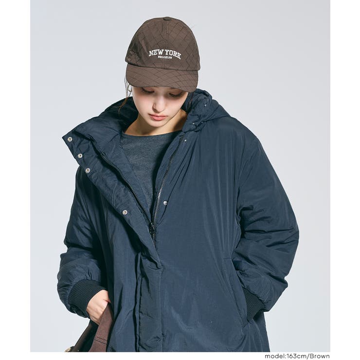 コーデのアクセントに◎キルティングロゴキャップ | coca | 詳細画像9 