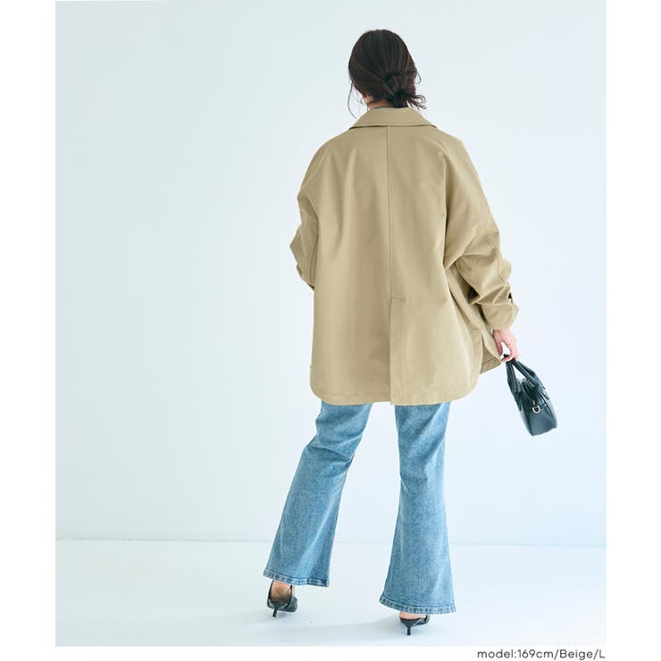 【スプリングコート】ドルマンスリーブトレンチコート | coca | 詳細画像12 