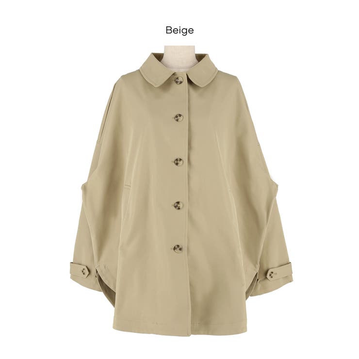 【スプリングコート】ドルマンスリーブトレンチコート | coca | 詳細画像17 