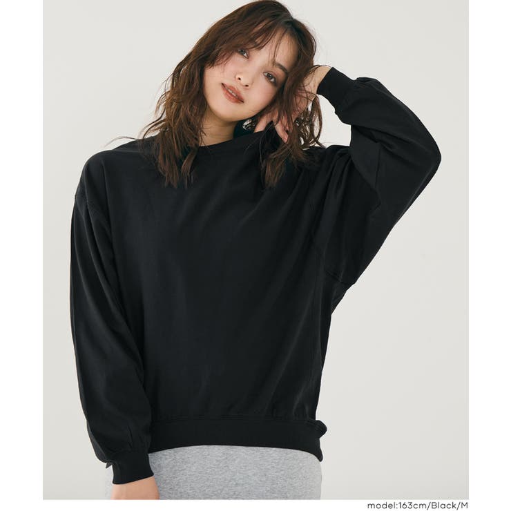 ［Black］ | T-スウェットビッグシルエット | coca