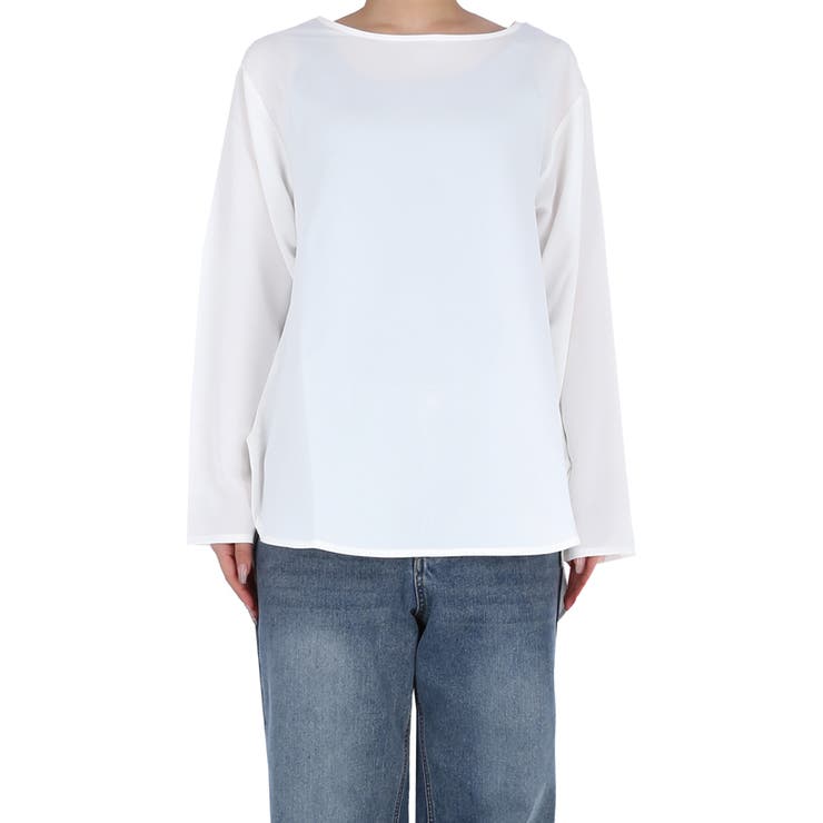 シアーレイヤードブラウス | coca | 詳細画像4 