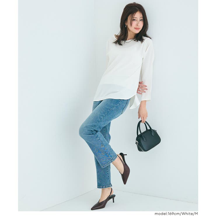 シアーレイヤードブラウス | coca | 詳細画像8 