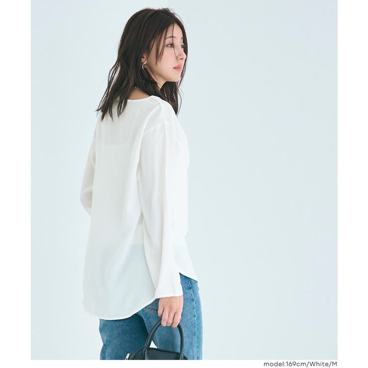 シアーレイヤードブラウス | coca | 詳細画像9 