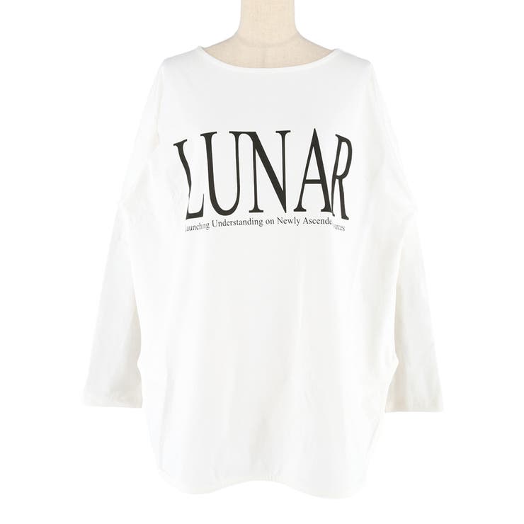 ボートネックロゴロングTシャツ | coca | 詳細画像2 