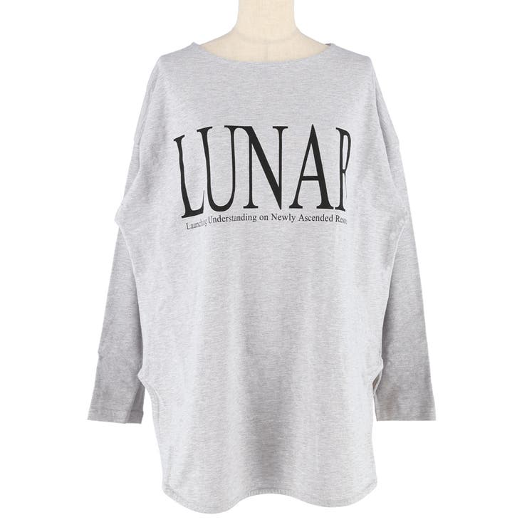 ボートネックロゴロングTシャツ | coca | 詳細画像3 