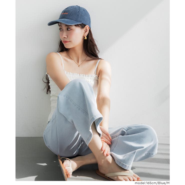 ムーヴデニム9分丈パンツ レディース | coca | 詳細画像17 