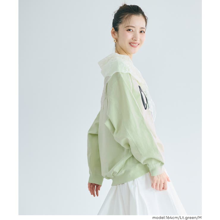 T-スウェットロゴビッグシルエット レディース | coca | 詳細画像20 