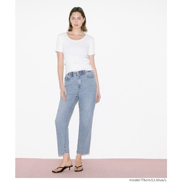 【SUMMER DENIM】すっきりシルエットで着回し力◎サマーデニムテーパード… | coca | 詳細画像6 