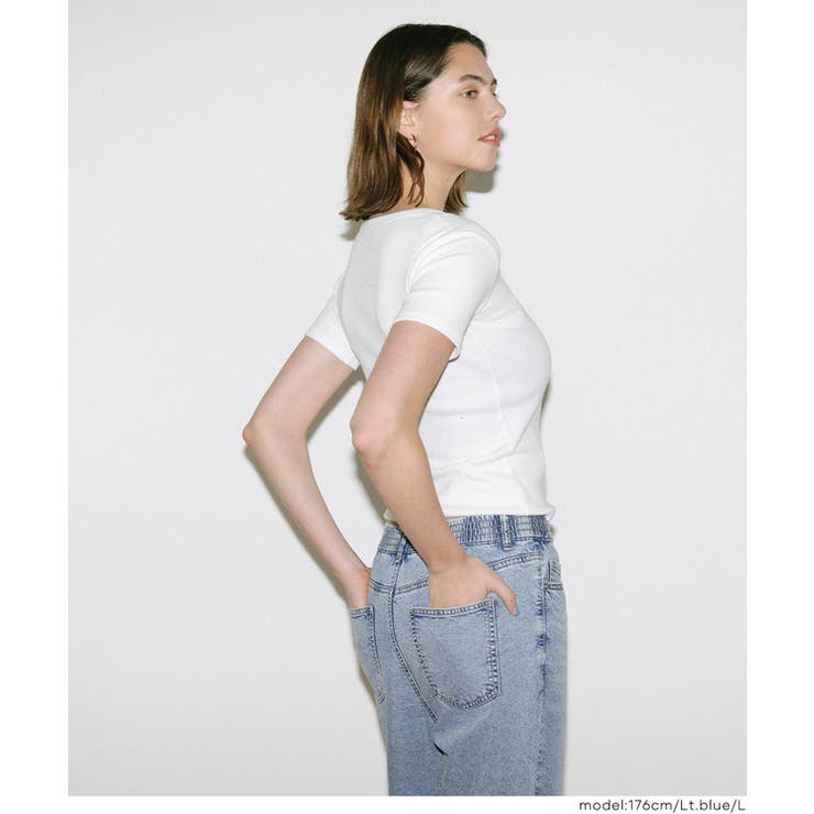 【SUMMER DENIM】すっきりシルエットで着回し力◎サマーデニムテーパード… | coca | 詳細画像7 