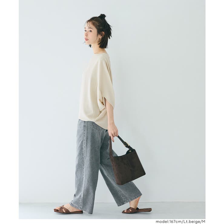 とろみツイルスクエアジップブラウス | coca | 詳細画像14 