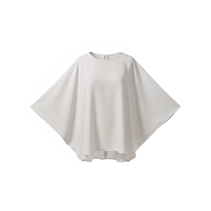 とろみツイルスクエアジップブラウス | coca | 詳細画像3 