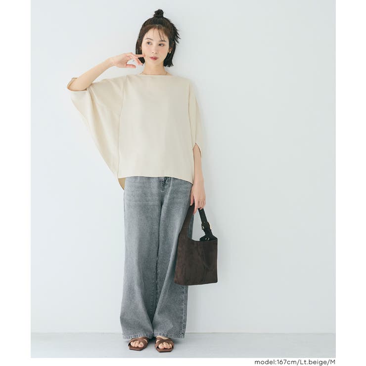 とろみツイルスクエアジップブラウス | coca | 詳細画像10 