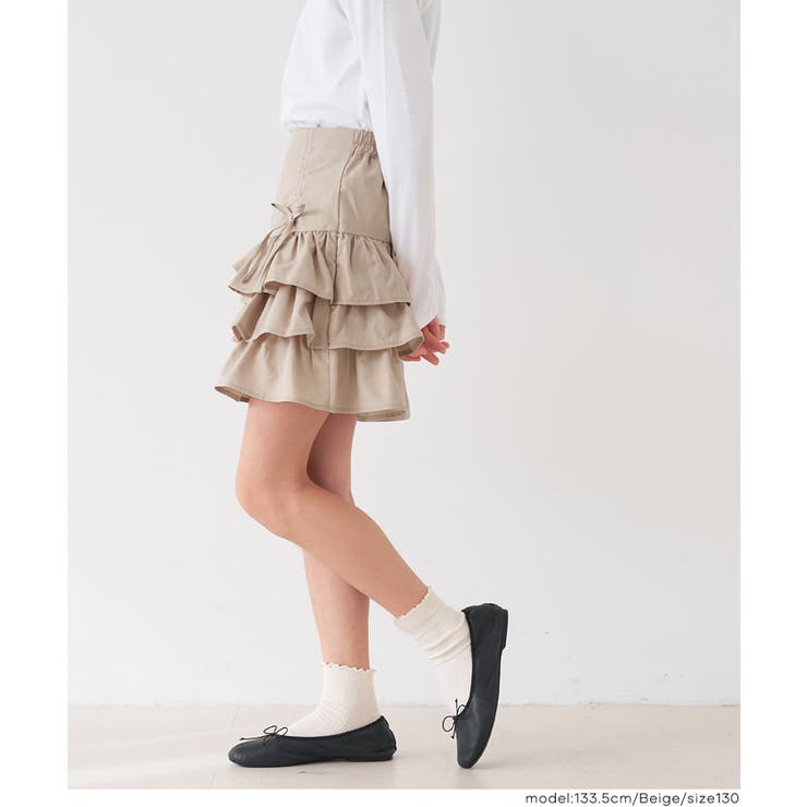 ティアードミニスカート | coca | 詳細画像8 