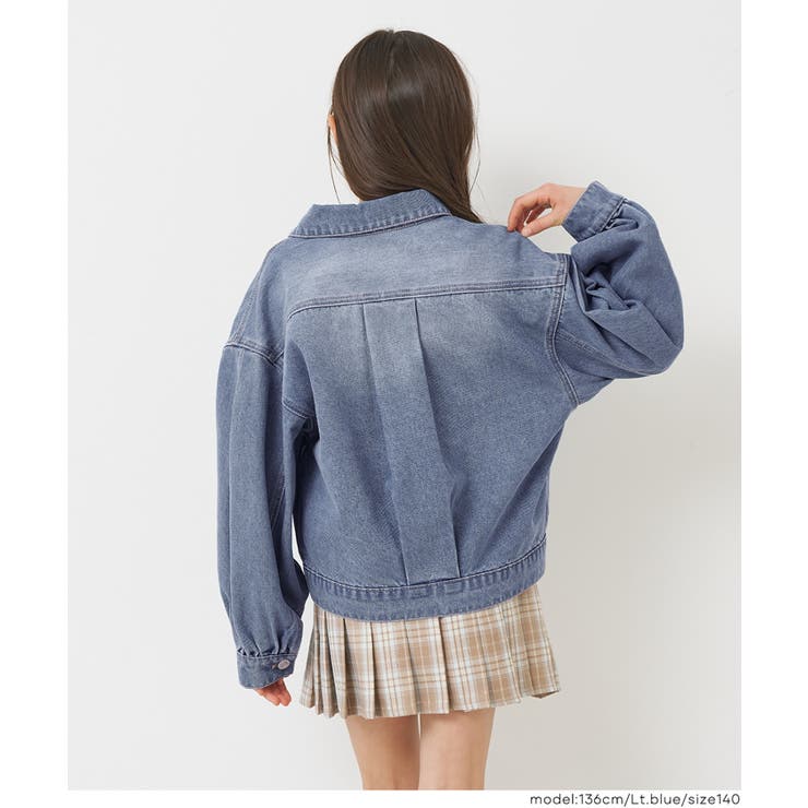 親子お揃いビッグシルエットデニムジャケット | coca | 詳細画像4 