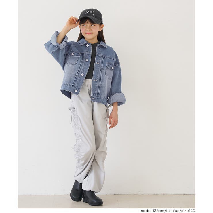 親子お揃いビッグシルエットデニムジャケット | coca | 詳細画像5 
