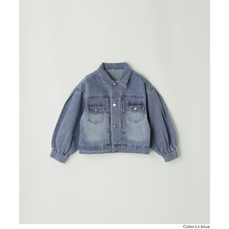 親子お揃いビッグシルエットデニムジャケット | coca | 詳細画像10 