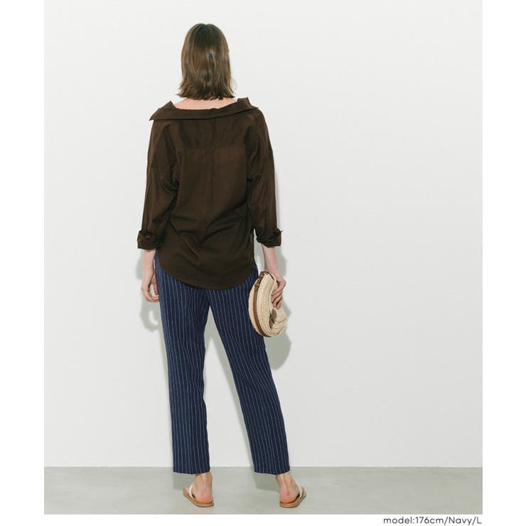 ストライプテーパードパンツ | coca | 詳細画像12 