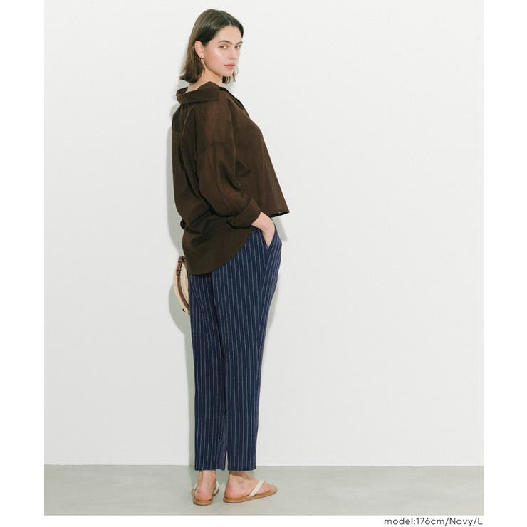 ストライプテーパードパンツ | coca | 詳細画像14 