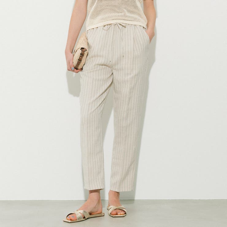 ストライプテーパードパンツ | coca | 詳細画像1 