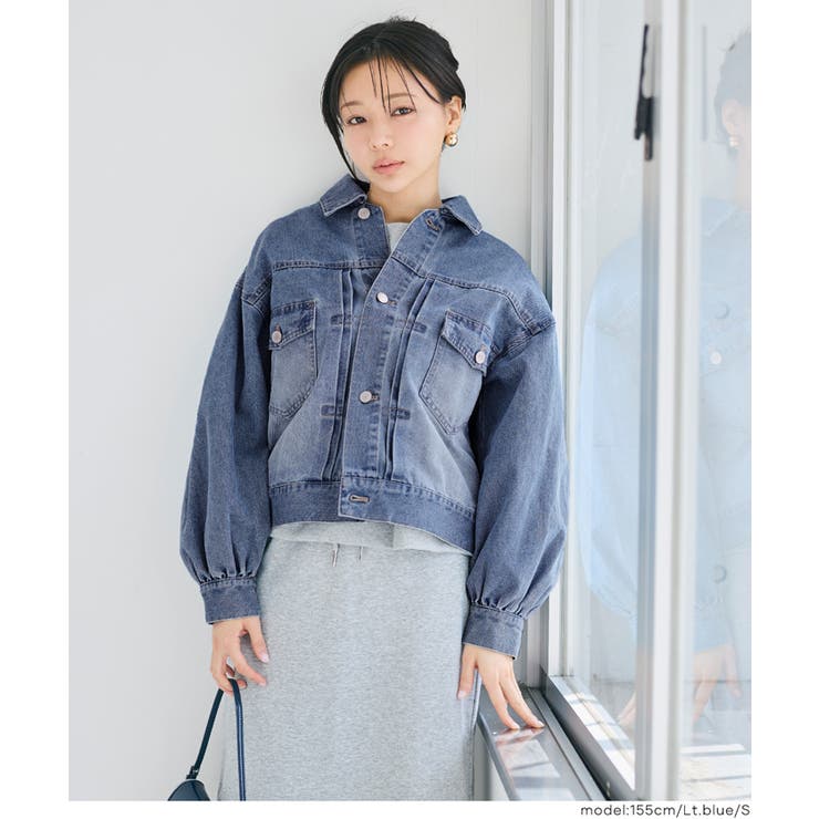 ビッグシルエットデニムジャケット | coca | 詳細画像7 