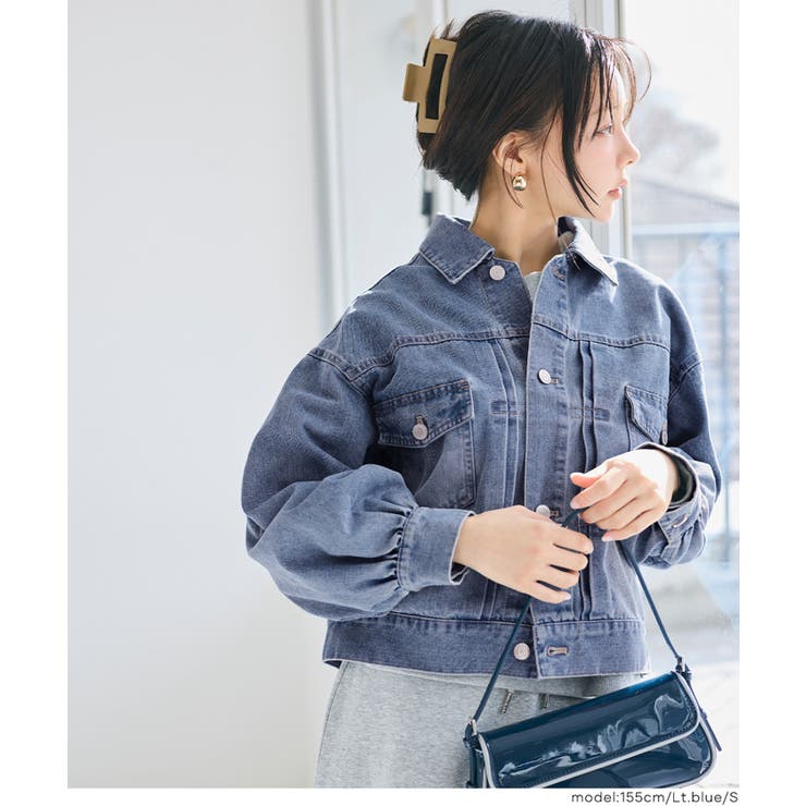 ビッグシルエットデニムジャケット | coca | 詳細画像8 