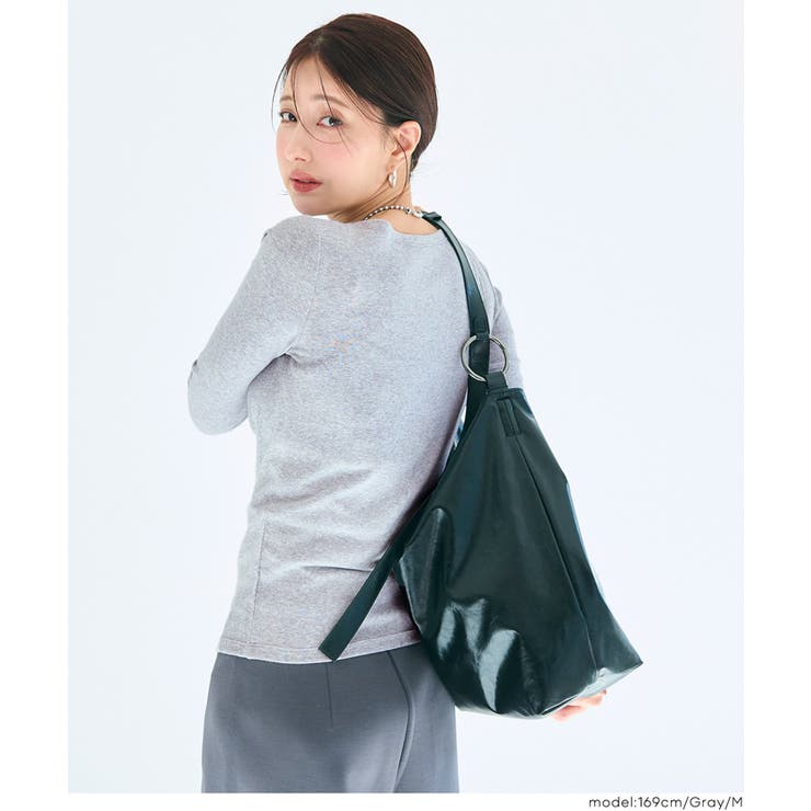 ボートネックロングTシャツ | coca | 詳細画像10 