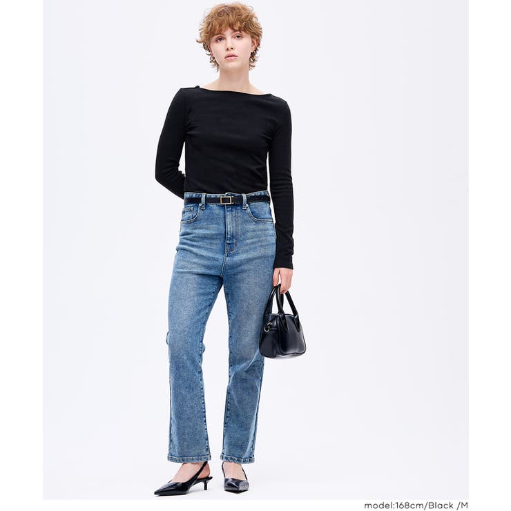 ボートネックロングTシャツ | coca | 詳細画像17 