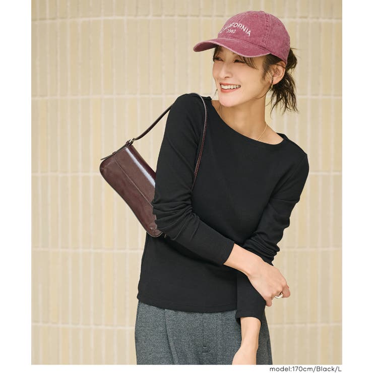ボートネックロングTシャツ【西山茉希様着用】 | coca | 詳細画像11 