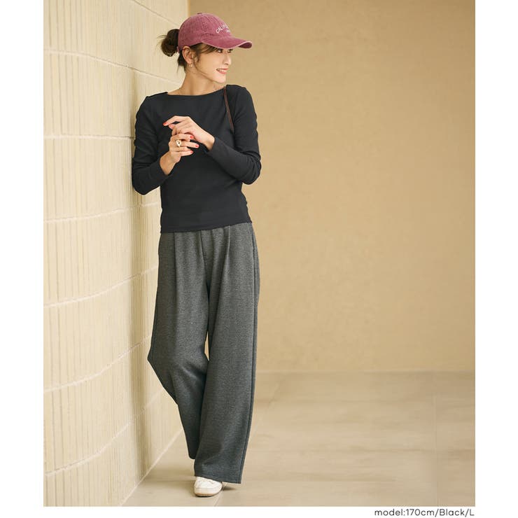 ボートネックロングTシャツ【西山茉希様着用】 | coca | 詳細画像12 