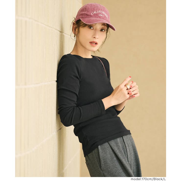 ボートネックロングTシャツ【西山茉希様着用】 | coca | 詳細画像13 